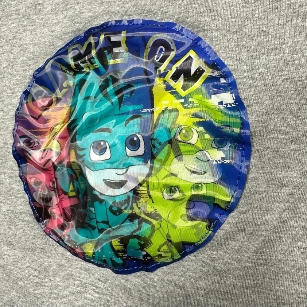 Children’s Apparel Network PJ Masks T-Shirt Changing Graphic Grey & Blue Sz 5T - Picture 6 of 16